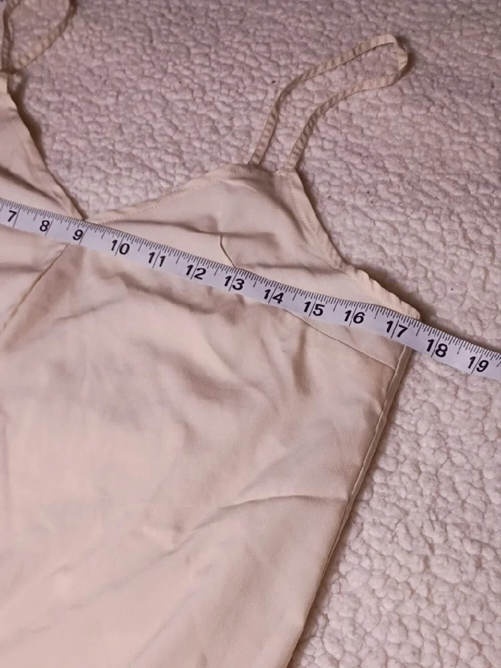 Free‎ People Cream V-Neck Slip Dress